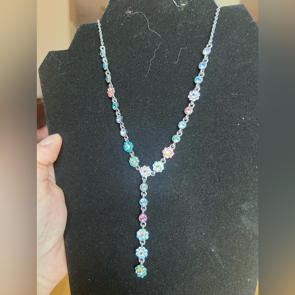 Kirk’s Folly Rare Vintage Multicolor Floral Necklace
